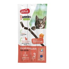 Zolux Yummies lõhe ja forelliga maiused kassidele, 3x5 g