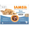 Iams Delights MP SEA JLY konserv täiskasvanud kassidele mereandidega, 12x85 g