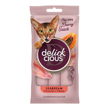 Delickcious kreemjad maiused kassidele mereahvena ja papaiaga, 4x15 g