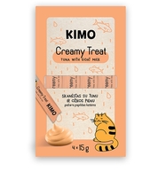 Kimo Cat Creamy Tuna Goat Milk kreemjad maiused kassidele, 60 g