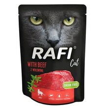 Märgtoit kassidele Dolina Noteci Rafi Cat veiselihaga, 300 g