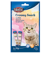 Trixie Creamy Snack kreemjas maius kassidele krevettidega, 5x14 g