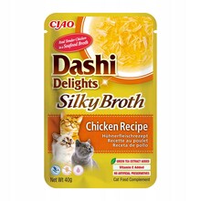 Inaba Dashi Delights Silky Broth kana, maiustus kassidele, 40 g
