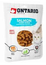 Maiustus kassidele Ontario Cat Salmon Short Sticks, 50 g