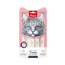 Wanpy Creamy Treats maius kassidele tuuni ja krevettidega, 70 g