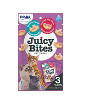 Inaba Juicy Bites krevettide ja mereandidega maius kassidele, 3x11,3 g