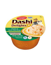 Inaba Dashi lisatoit kassipoegadele kanaliha ja bonito helvestega puljongis, 70g