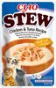 Inaba Ciao Stew kanaliha ja tuunikala roog kassidele, 40 g