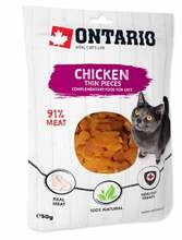 Maiustus kassidele Ontario Chicken Thin Pieces, 50 g