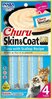 Inaba Churu Skin & Coat tuunikala ja kammkarbiga, maiustus kassidele, 4x14 g