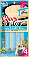 Inaba Churu Skin & Coat tuunikala ja kammkarbiga, maiustus kassidele, 4x14 g
