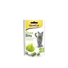 Maiustus kassidele Gimcat Gras Bits muruga, 50g