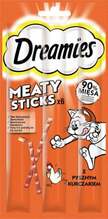 DREAMIES Meaty Sticks kanamaitselised maiused kassidele, 30 g