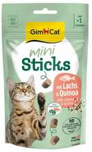 Gimcat Mini Sticks maius kassidele lõhe ja kinoa, 50 g