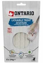 Ontario Lickable Treats kassimaius tuuni ja tursaga, 5x14 g