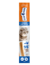 Maiustus kassidele Club 4 Paws pulk kana ja forelliga, 5 g