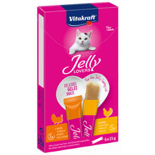 Vitakraft Jelly Lovers kasside maius kanaliha ja kalkunilihaga, 6x15 g
