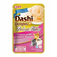 Inaba Dashi Delights õrnad helbed kanaga ja lõhega, 40g