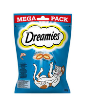 Dreamies Mega Pack kassidele lõhega, 4x180 g