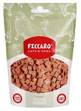 Ficcaro pehmed lambalihakuubikud maiuspalad koertele ja kassidele, 100 g