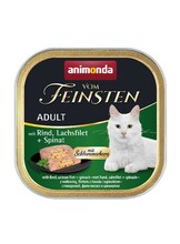 Animonda Vom Feinsten pasteet veiseliha, lõhe ja spinatiga, 100 g