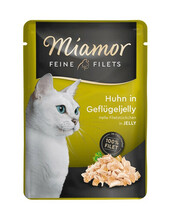 Miamor Feline Filets kana ja linnuliha želees, 100 g