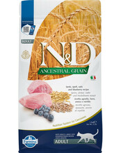Kuivtoit kassidele Farmina N&D Ancestral Grain Lamb, Spelt, Oats & Blueberry Adult, 1.5 kg