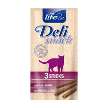 Life Cat maiuspulgad kassidele pardiliha ja kanaga, 3 tk (15 g)