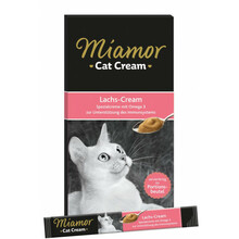Miamor Lachs-cream vedel maiustus kassidele, 6x15 g