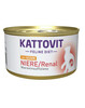 Märgtoit kassipoegadele Kattovit Feline Diet Niere/Renal Chicken, 85 g