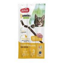 Zolux Yummies kalkuni ja maksaga maiused kassidele, 3x5 g