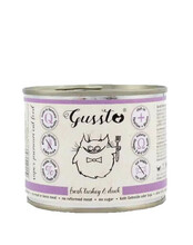 GUSSTO Cat Fresh Turkey & Duck märgtoit kassidele, kalkun ja part, 200 g