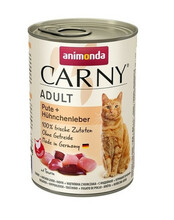 Animonda Carny Adult kalkuni ja kanamaksaga, 400g