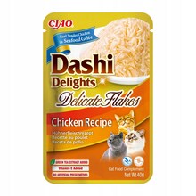 Inaba Dashi Delights õrnad kanahelbed, maius kassidele, 40g