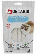 Maius Ontario Lickable Treats tuunikala ja lõhega, 5x14 g