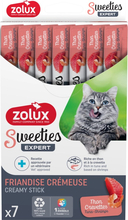 Zolux Sweeties tuunikala ja krevettidega, maiused kassidele, 7x14 g