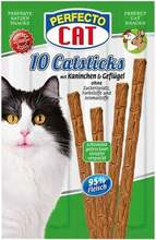 Perfecto Cat maius pulgakomm küüliku- ja linnulihaga kassidele, 50 g (10 tk)