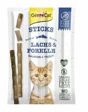 Gimcat Sticks lõhe ja forelliga, maiustus kassidele, 10 tk