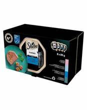 Märgtoit kassipoegadele Sheba Classics, 32x85 g, lõhe, valge kala, tuunikala ja köögiviljadega