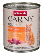 Animonda Carny Adult veise- ja kanaliha, 800g