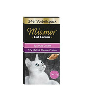 Miamor Cat Cream Malt maiused kassidele, 24x15 g