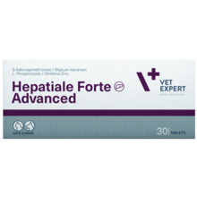 Vetexpert Hepatiale Forte Advanced toidulisand kassidele ja koertele, 30 tabletti