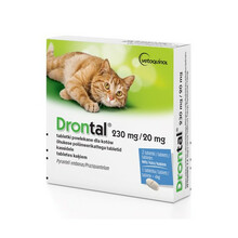 Vetoquinol Drontal parasiidivastased tabletid kassidele, 2 tk