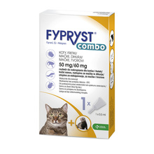 tilgad kassidele ja tuhkrutele Fypryst Combo, 0,5 ml, 1 pipett