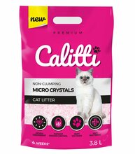 Silikoonliiv kassidele Calitti Micro Crystals, 3,8 L