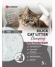Silikoonliiv kassidele Flamingo Baby Powder, 5 L
