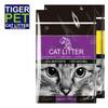 Bentoniiitliiv kassidele Tiger Pet, lavendel, 10 L