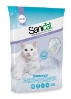 Silikoonliiv kassidele Sanicat Diamonds, 3,8 L