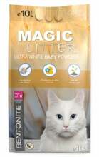 Kassiliiv Magic Litter Bentonite Ultra White Baby Powder, 10 L