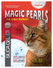 Silikageel kassidele Magic Cat Magic Pearls Original, 3,8 L